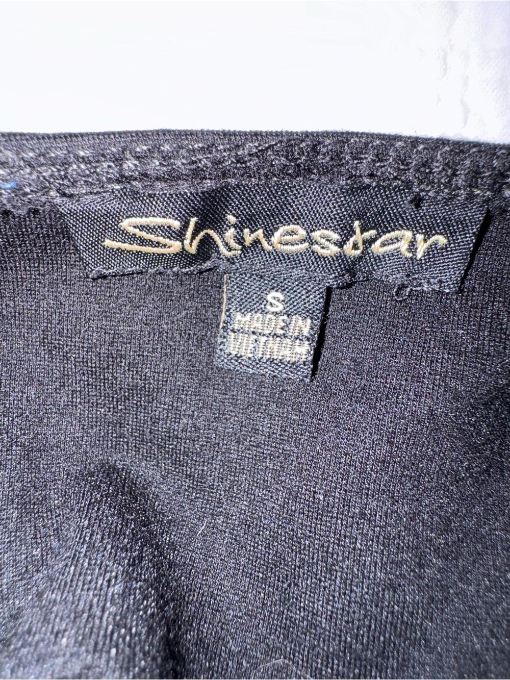 Shinestar Black Corset Crop Top Small Bustier Zip Back Club Going Out Top - Picture 7 of 7